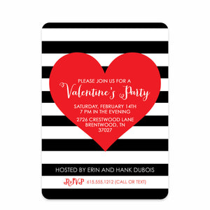 Valentine's Day Party Invitation, PIPSY.COM, front