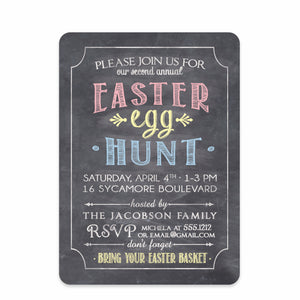 Easter Egg Hunt Invitation, PIPSY.COM, front