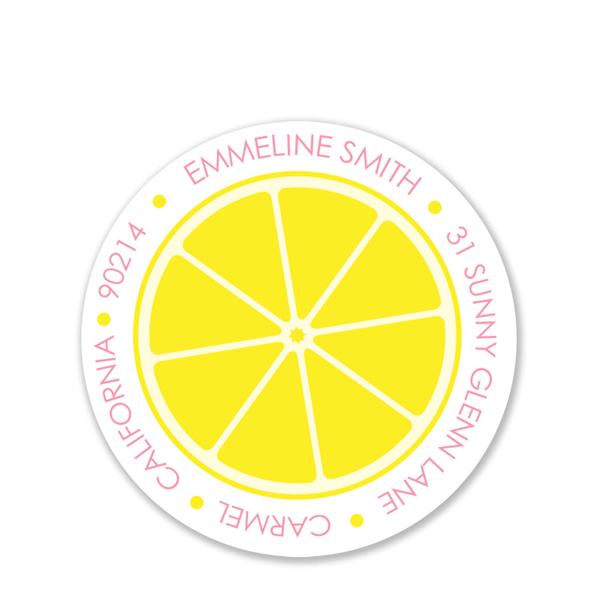 Lemonade Stand Return Address Stickers
