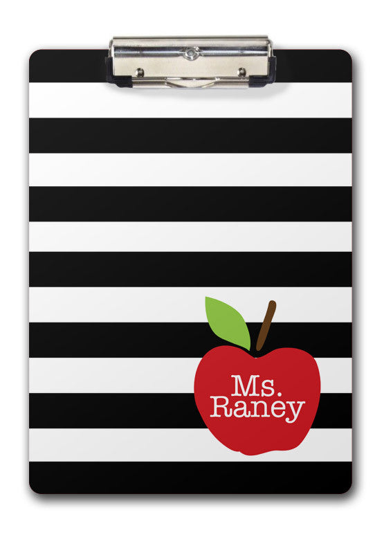 apple teacher clipboard | Swanky Press