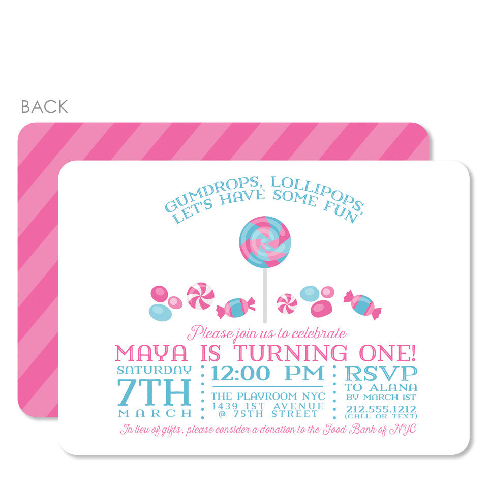 Candy Party Birthday Invitation | PIPSY.COM