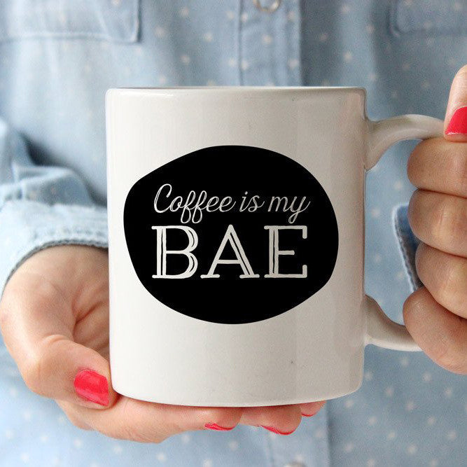 Coffee is my BAE Mug, funny coffee mug, gift for coffee lover, PIPSY.COM