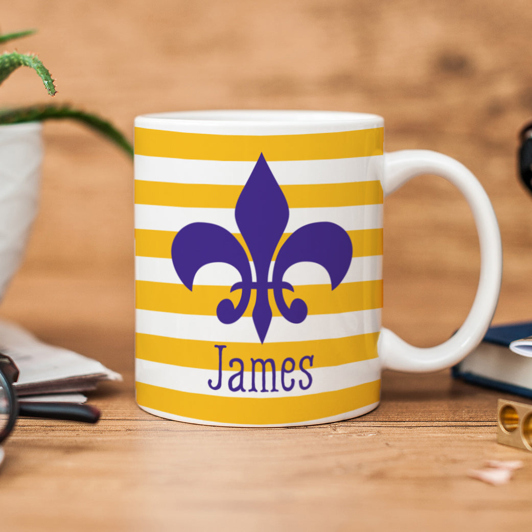 Fleur-de-lis Louisiana Coffee Mug