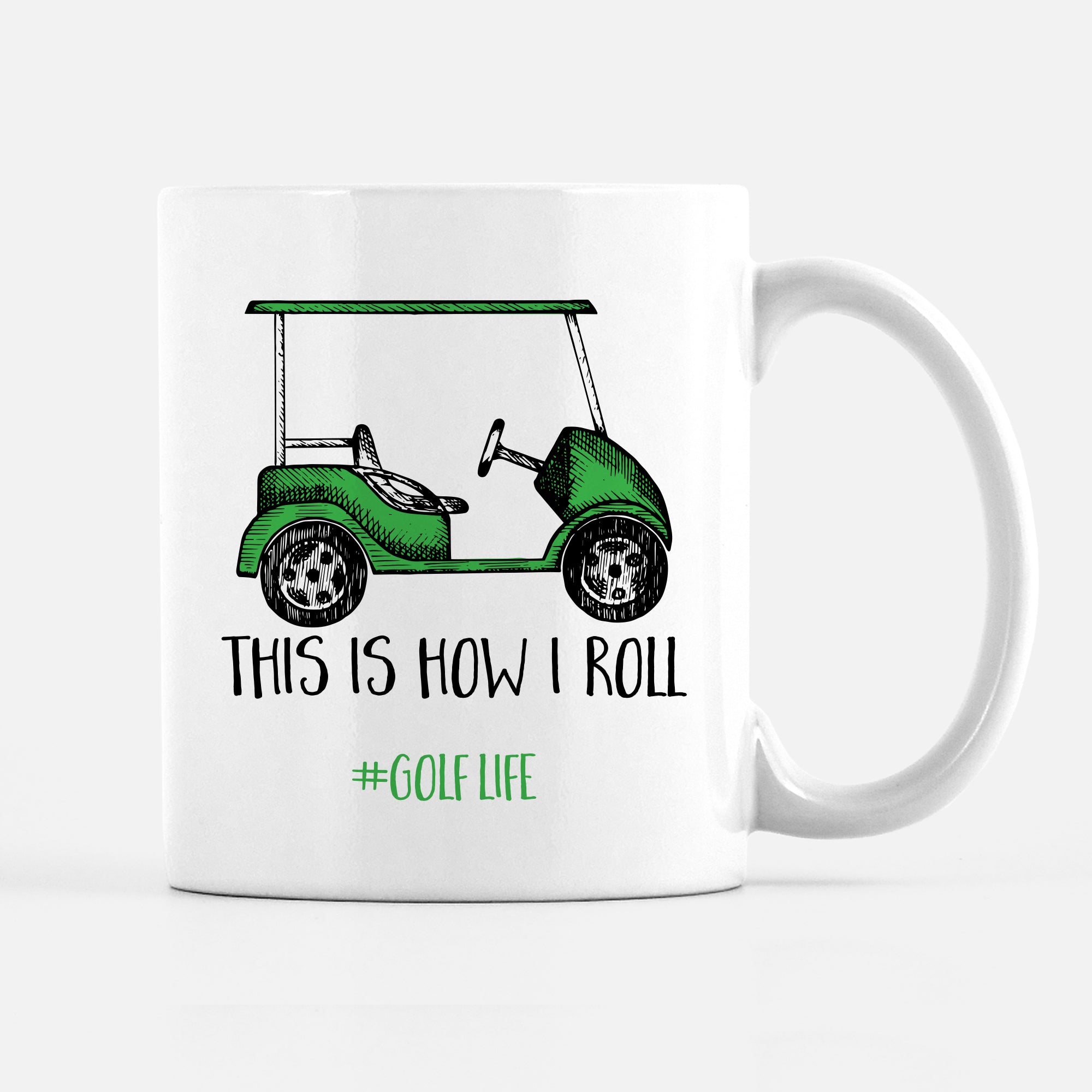 This is how I roll golf mug