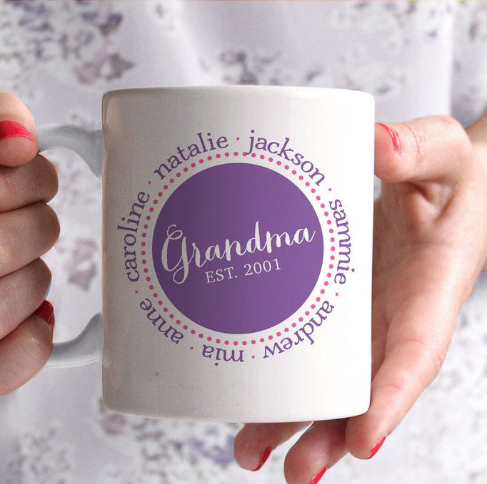 Grandma Personalized Coffee Mug, PIPSY.COM