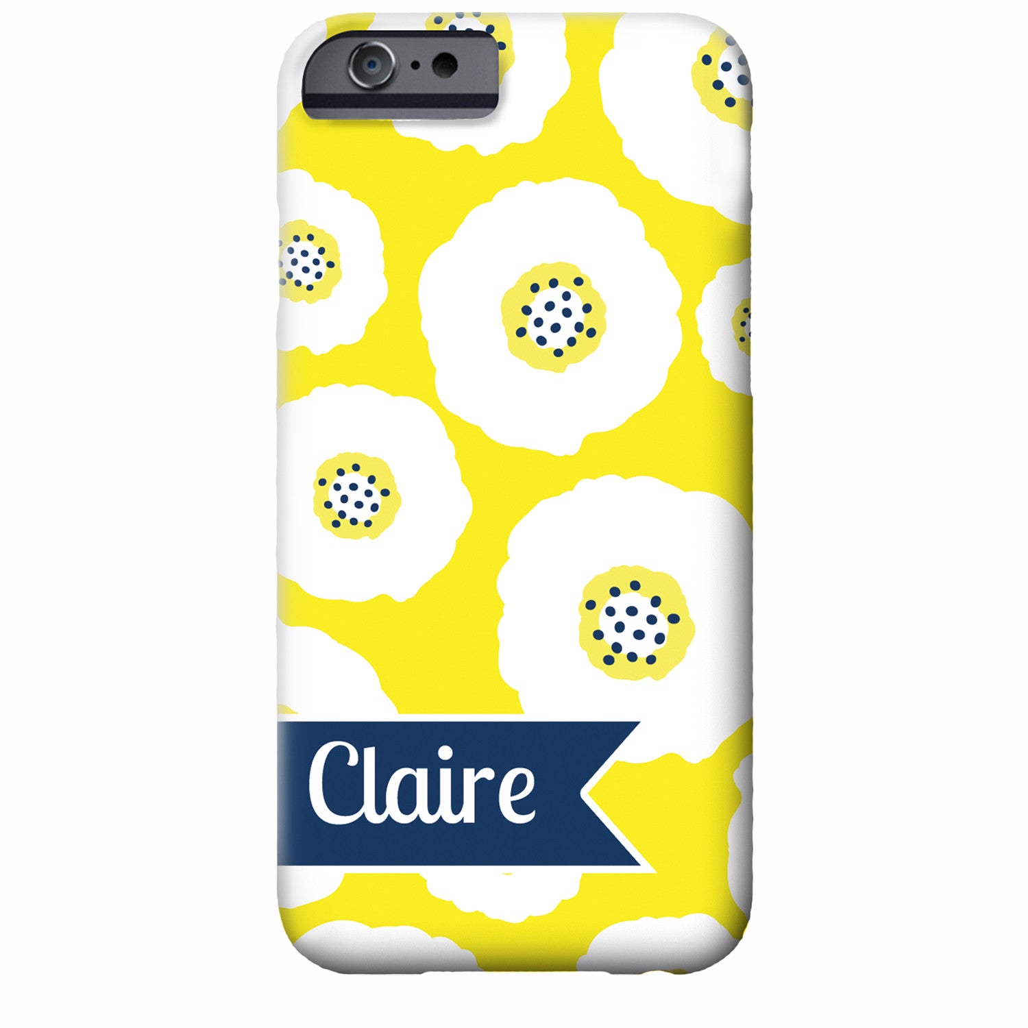 Personalized Poppies iPhone Case | Swanky Press