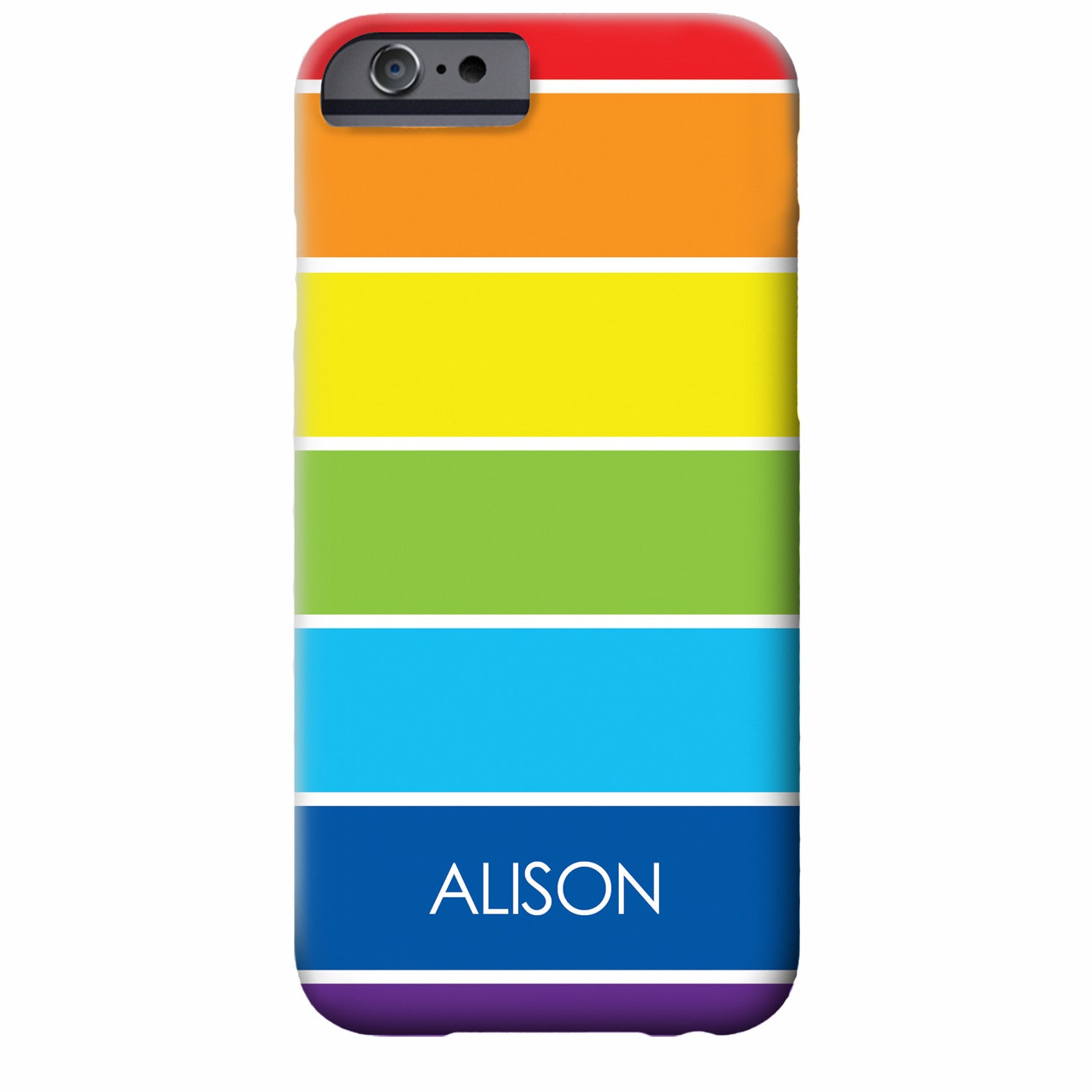Personalized Rainbow iPhone Case | Swanky Press