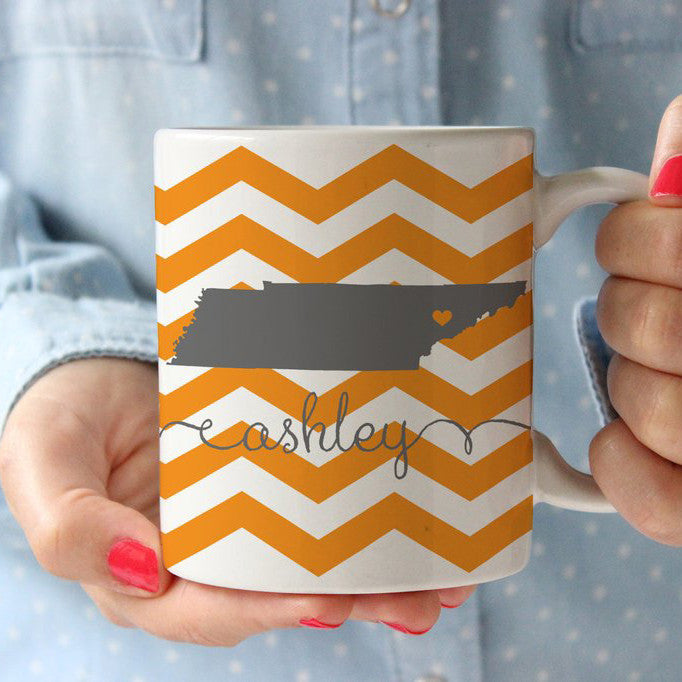 Tennessee Chevron Coffee Cup
