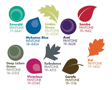 Pantone Fall 2013 Color Trends