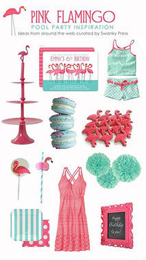 Pink Flamingo Pool Party Inspiration