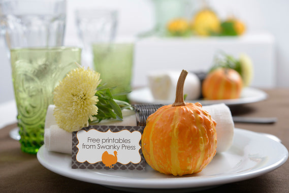 Free Thanksgiving Printables from Swanky Press