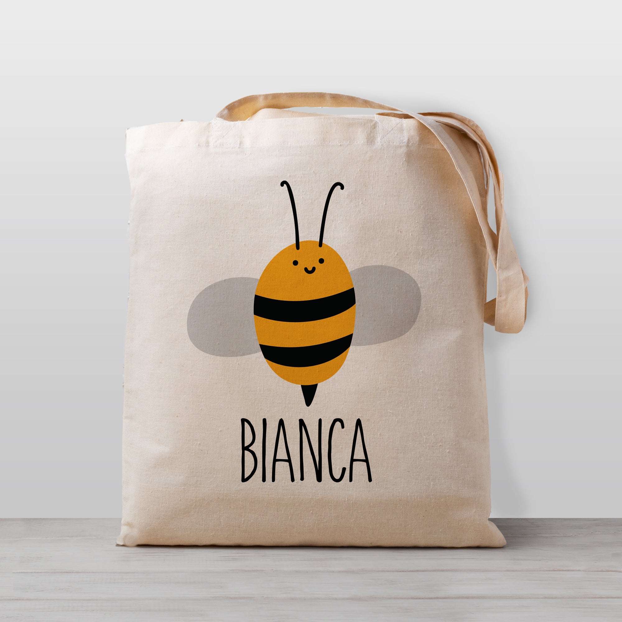 Bee Kid's tote bag, perfect for your little honey or bumble bee, gender neutral perfect for boys or girls, easy size to carry to preschool or daycare