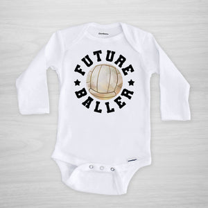 Future Baller Volleyball onesie, short sleeved