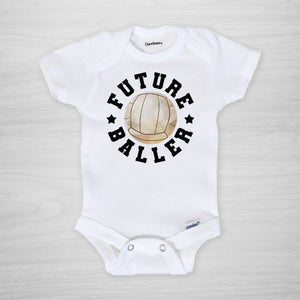 Future Baller Volleyball onesie, short sleeved