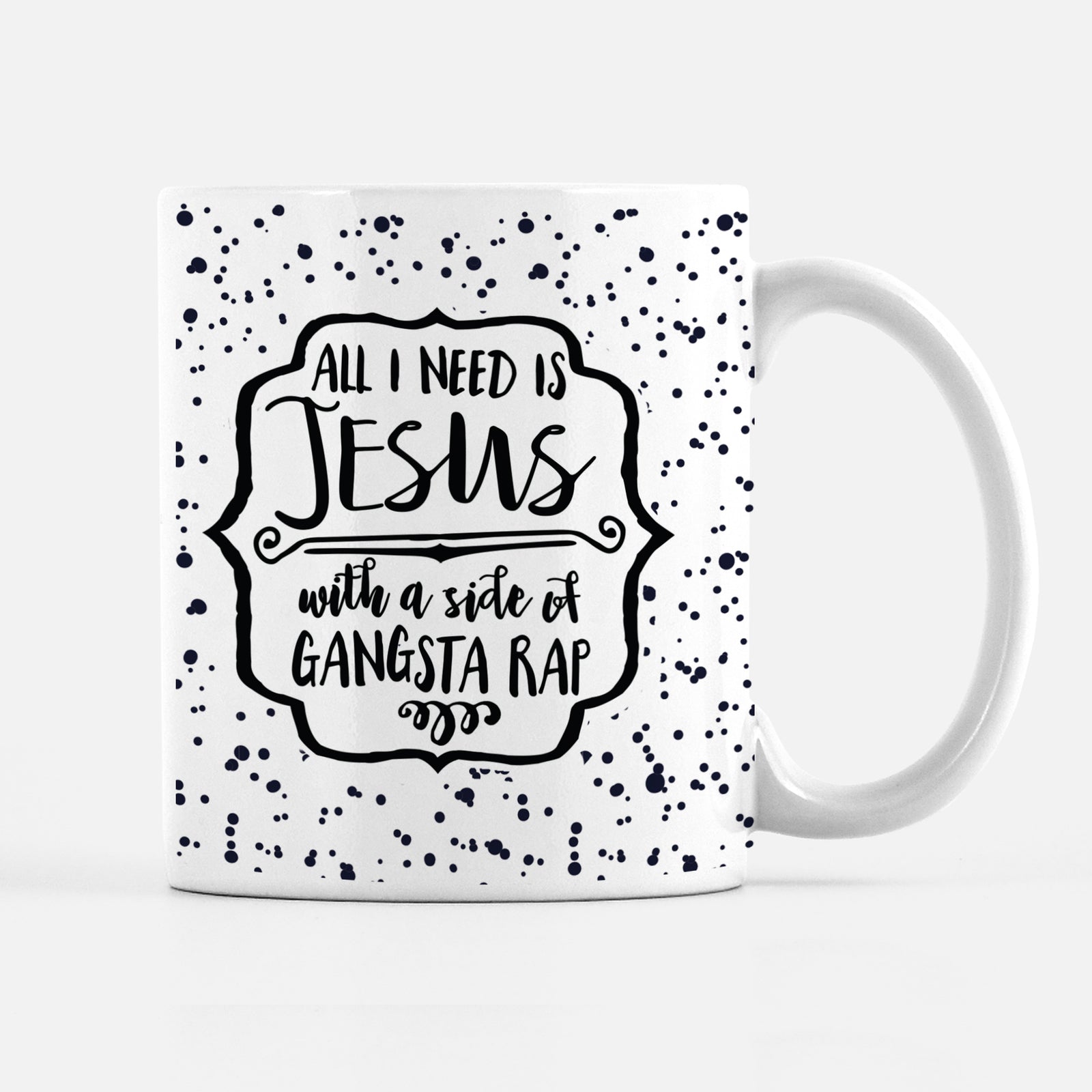Jesus and Gangsta Rap Coffee Mug
