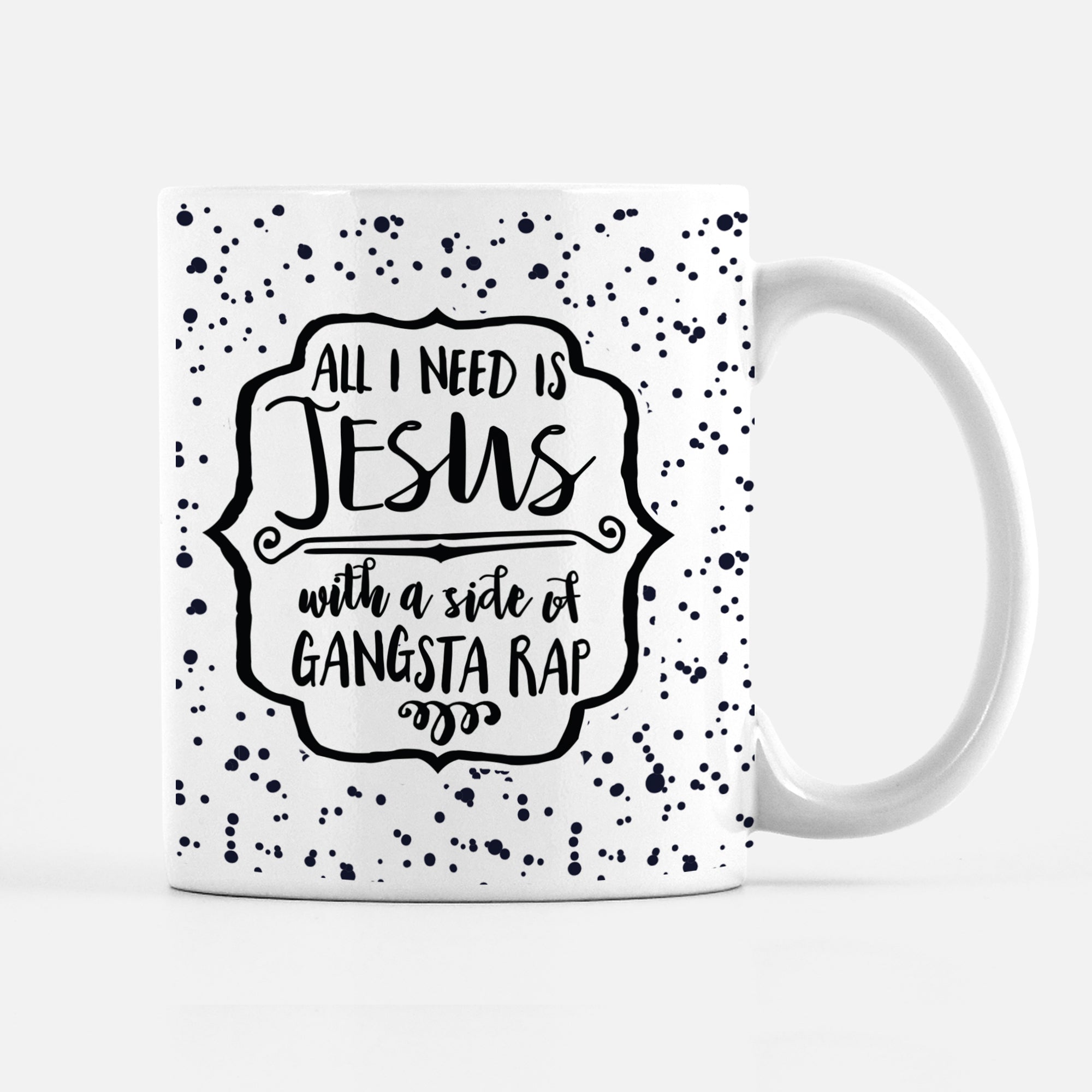 Jesus and Gangsta Rap Coffee Mug