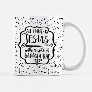 Jesus and Gangsta Rap Coffee Mug