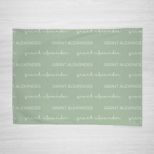 Name Swaddle Blanket Set SS01