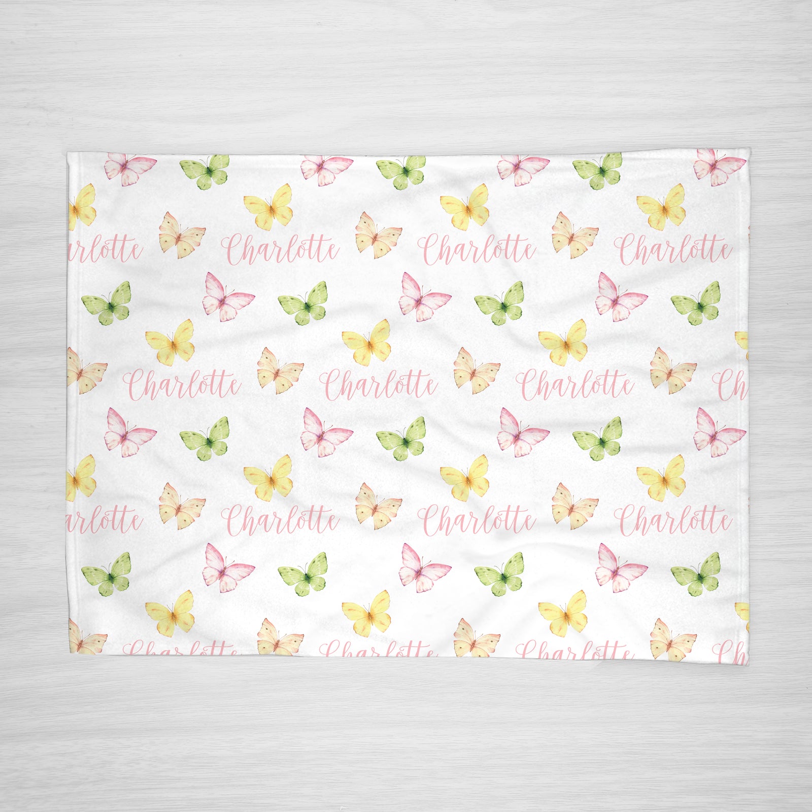 Butterfly Personalized Blanket