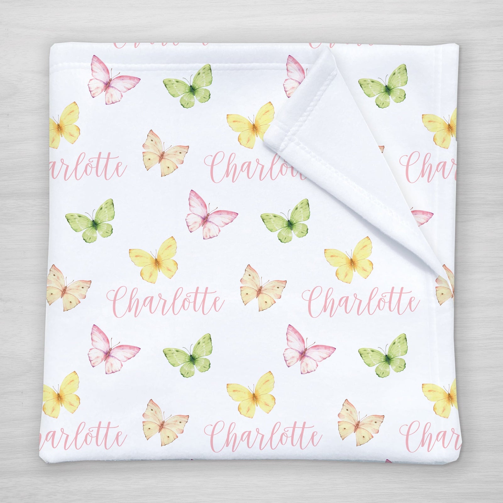 Butterfly Personalized Blanket