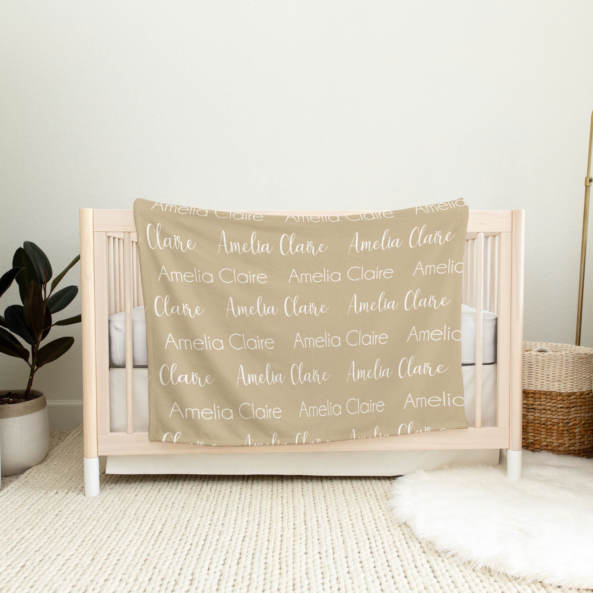 Baby Name Swaddle Blanket SS03
