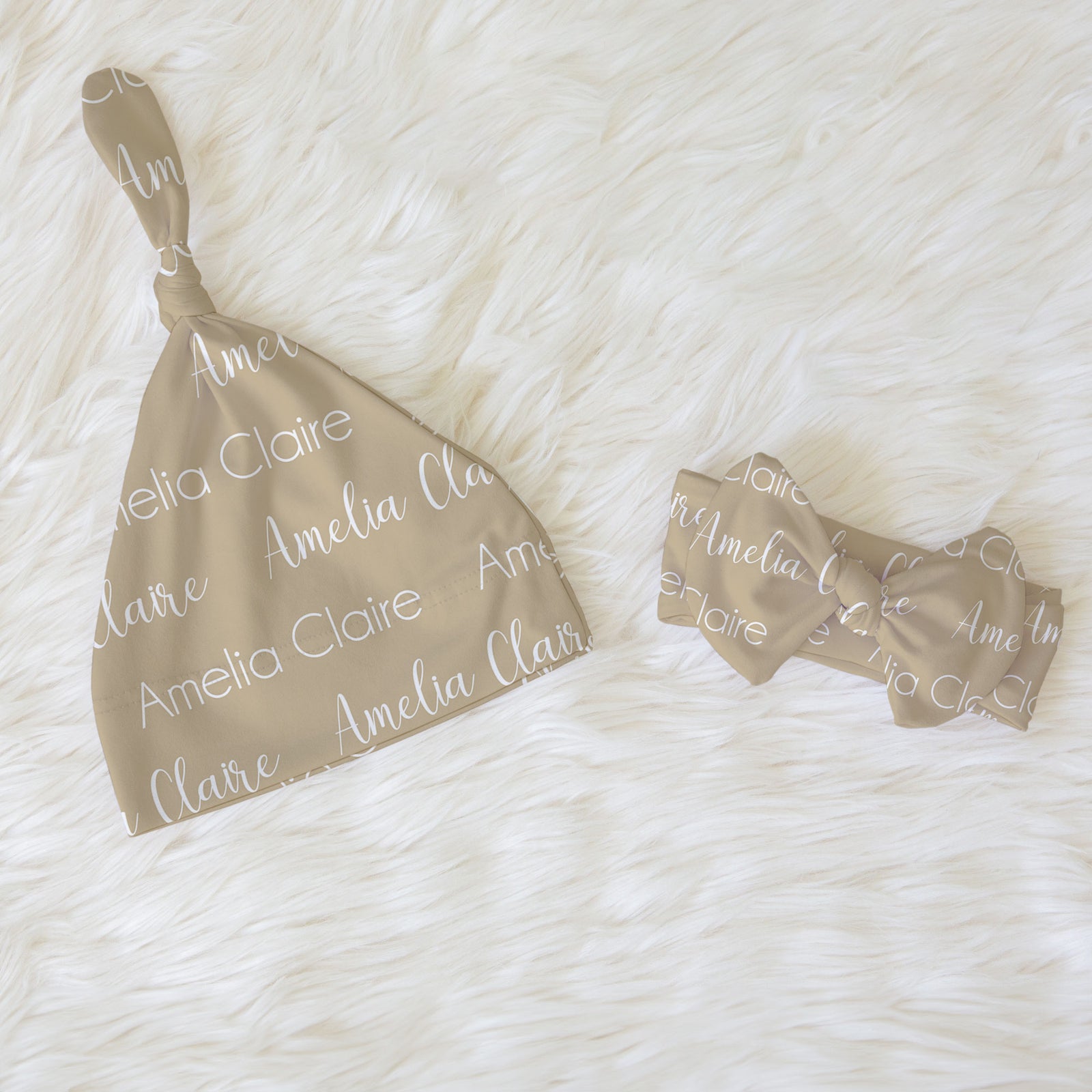 Baby girl name swaddle blanket, choose any color scheme, optional hats and headbands available