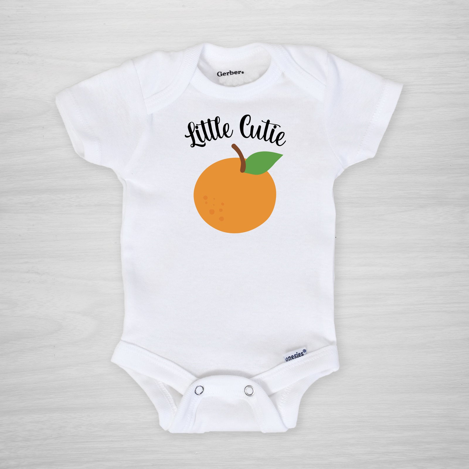 Little Cutie Onesie, short sleeved, genuine Gerber Onesie ®
