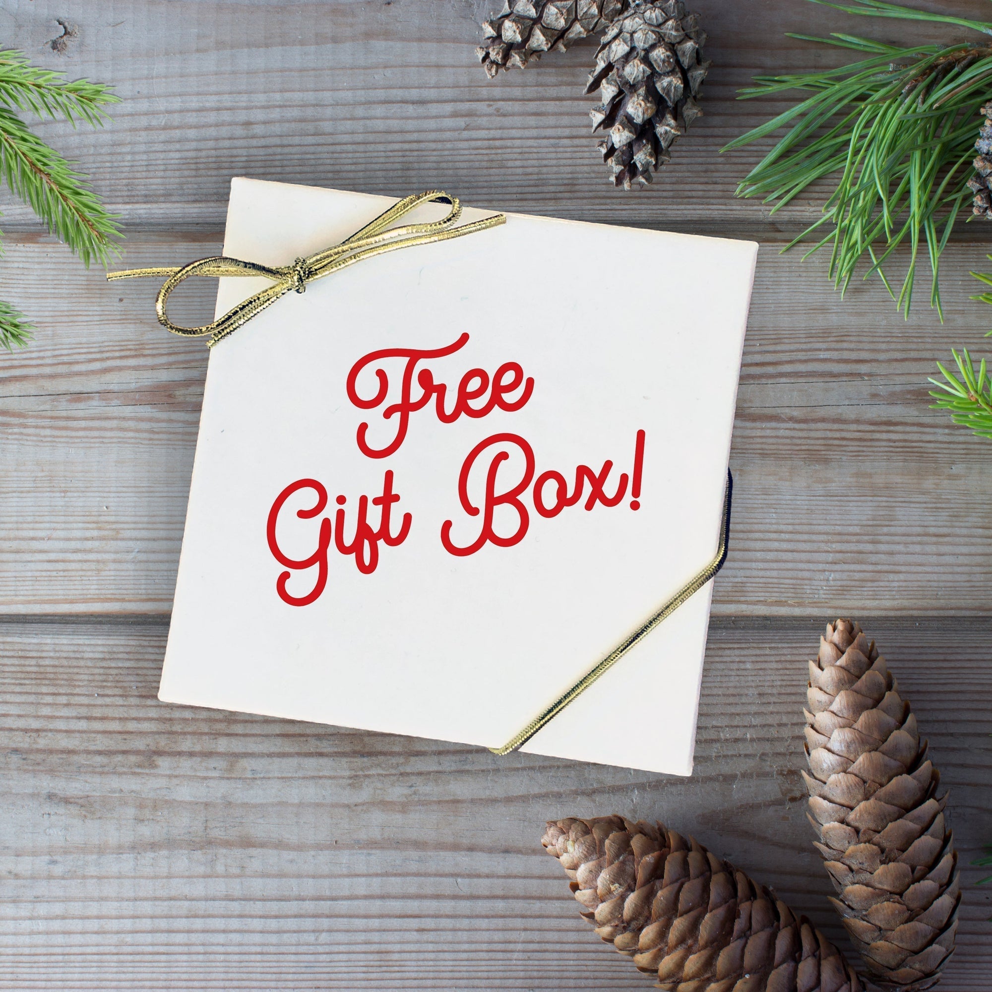 Free gift box included with every ornament purchase