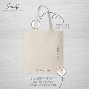 Pipsy Tote Bags Sizes and Dimentions