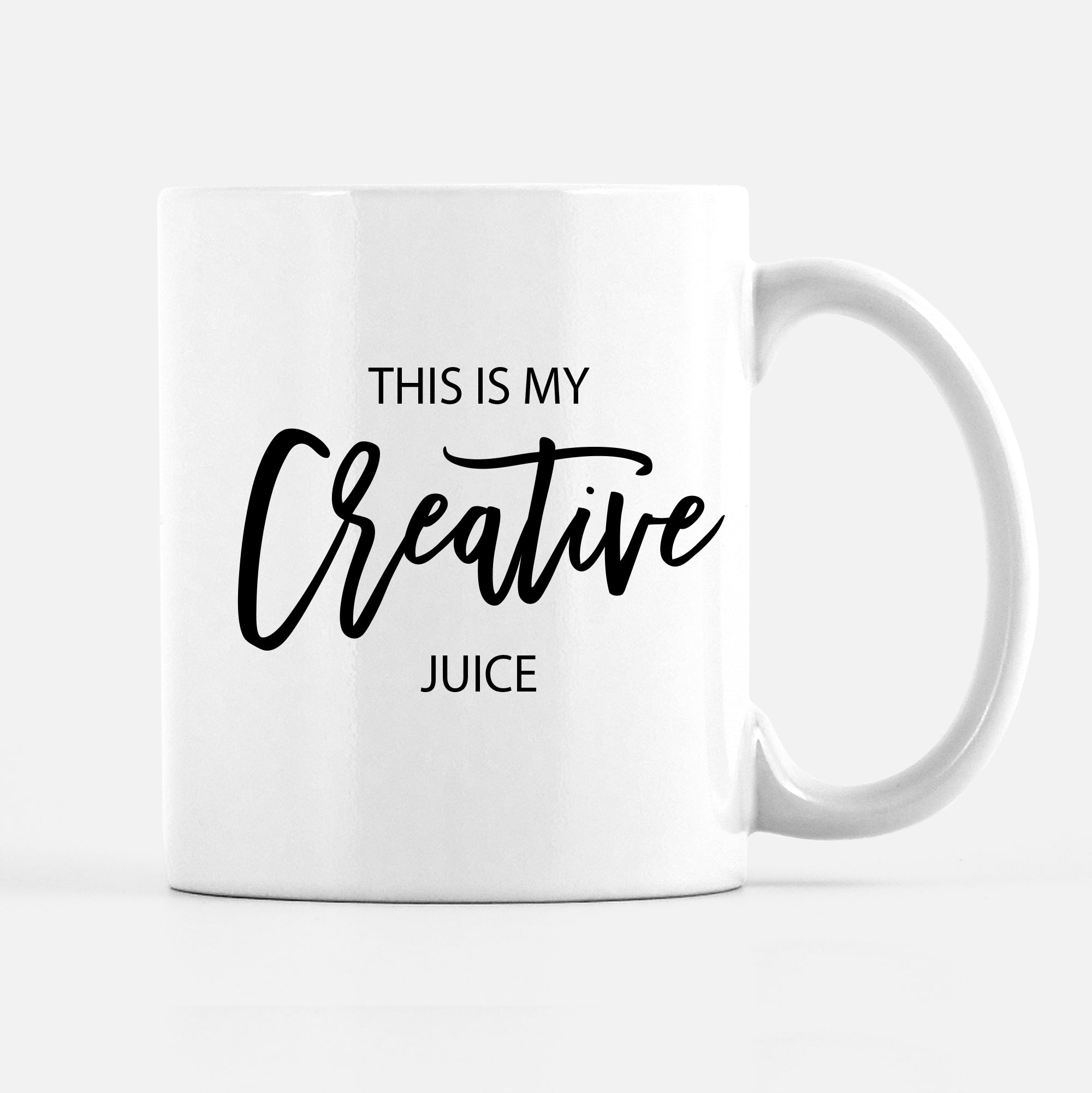 This is my creative juice mug, for artist, painter, maker, she-boss, PIPSY.COM