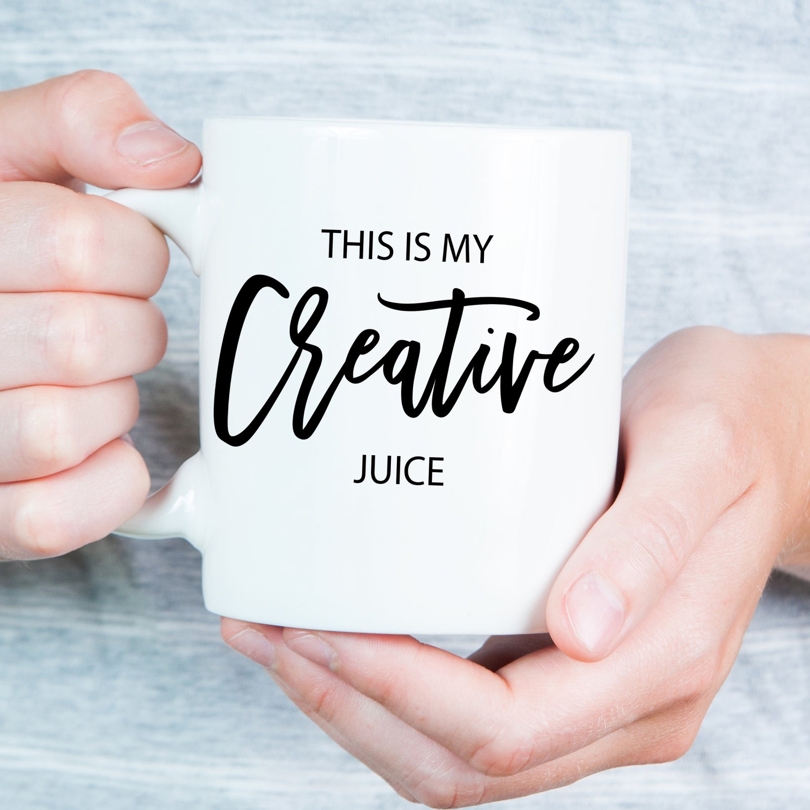 This is my creative juice mug, for artist, painter, maker, she-boss, PIPSY.COM