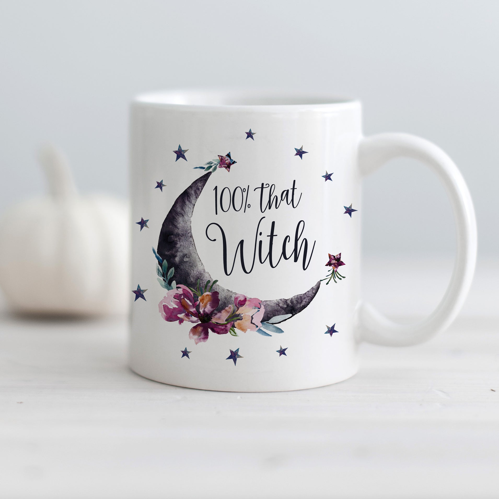 100% That witch moon and stars Halloween mug | PIPSY.COm