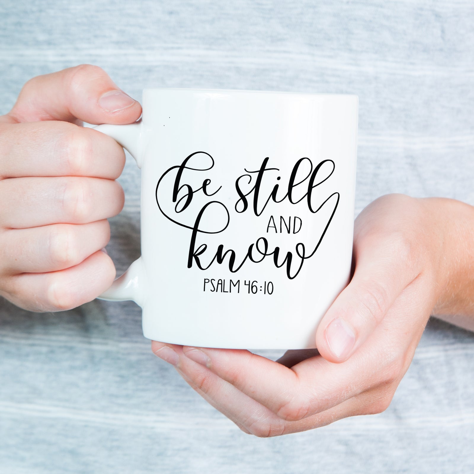 Be Still and Now That I am God Psalm 46:10 | Inspirational Bible Quote | Pipsy.com