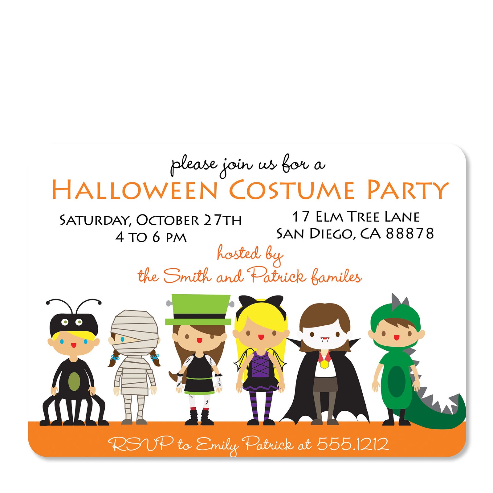 Costume Party Halloween Invitation | PIPSY.COM