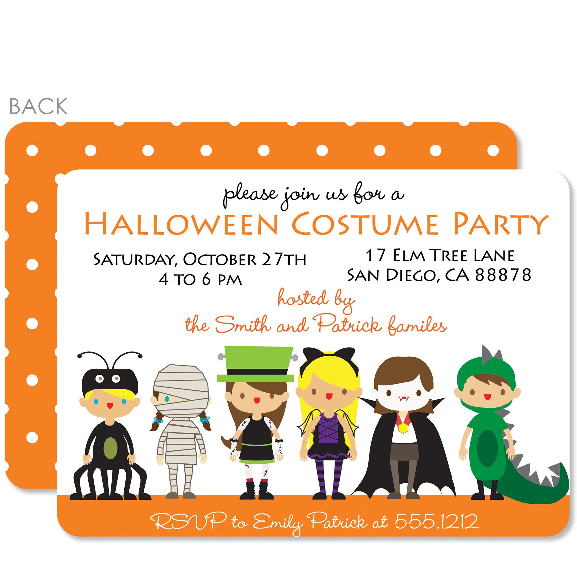 Costume Party Halloween Invitation | PIPSY.COM