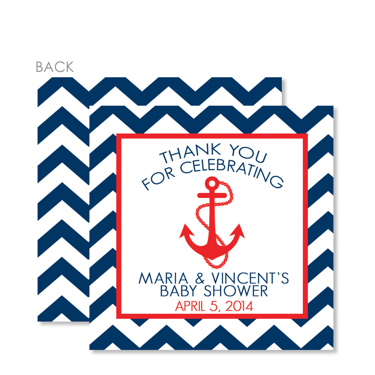 Anchor Favor Tags