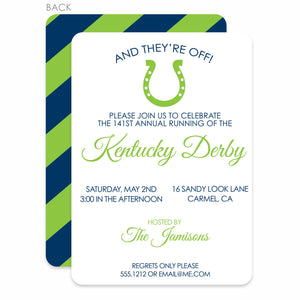 Horseshoe Kentucky Derby Invitations