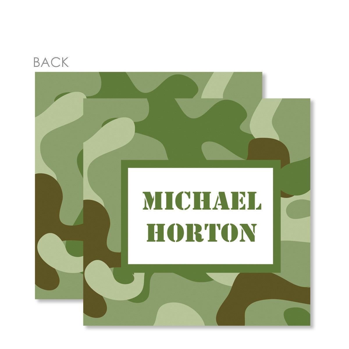 Army Gift Tags