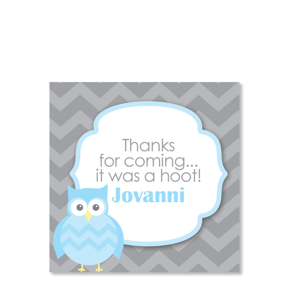 Blue Elephant Gift Tags