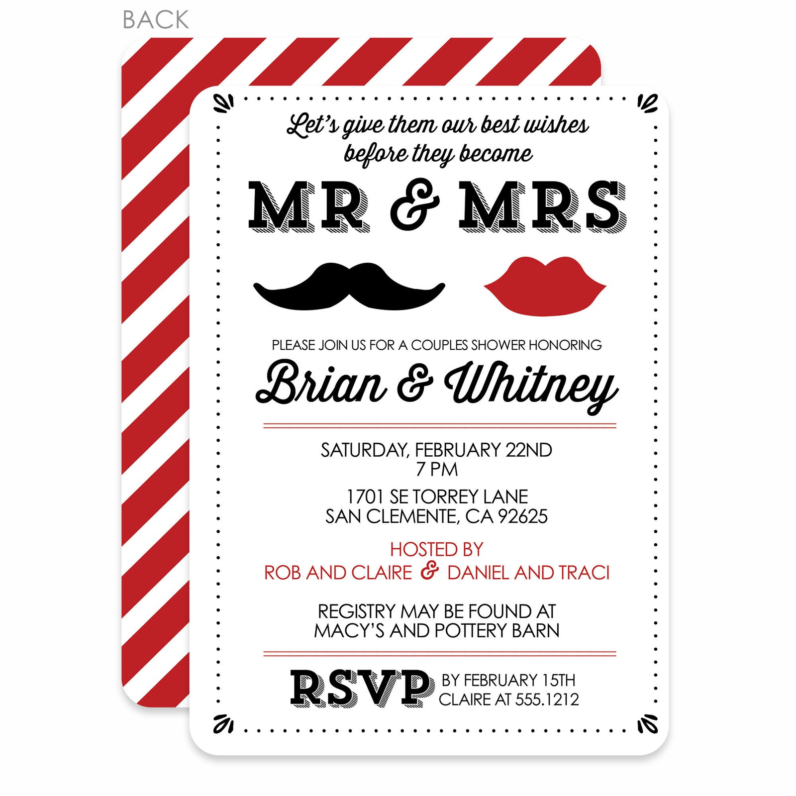 Mr & Mrs Party Invitation