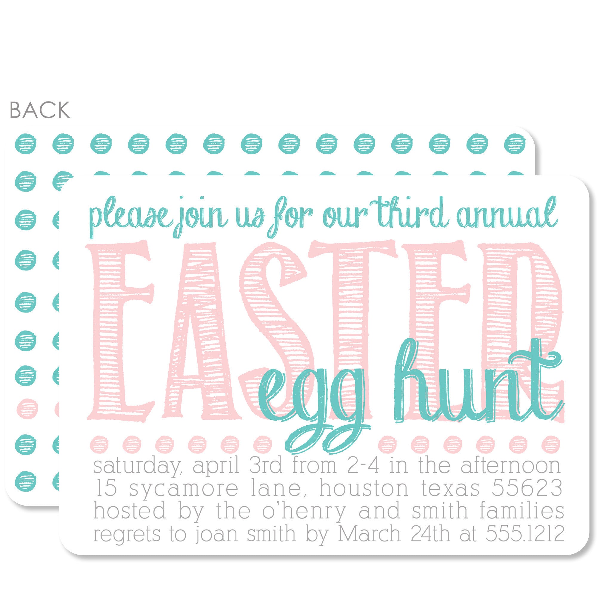 Pastel Easter Invitation