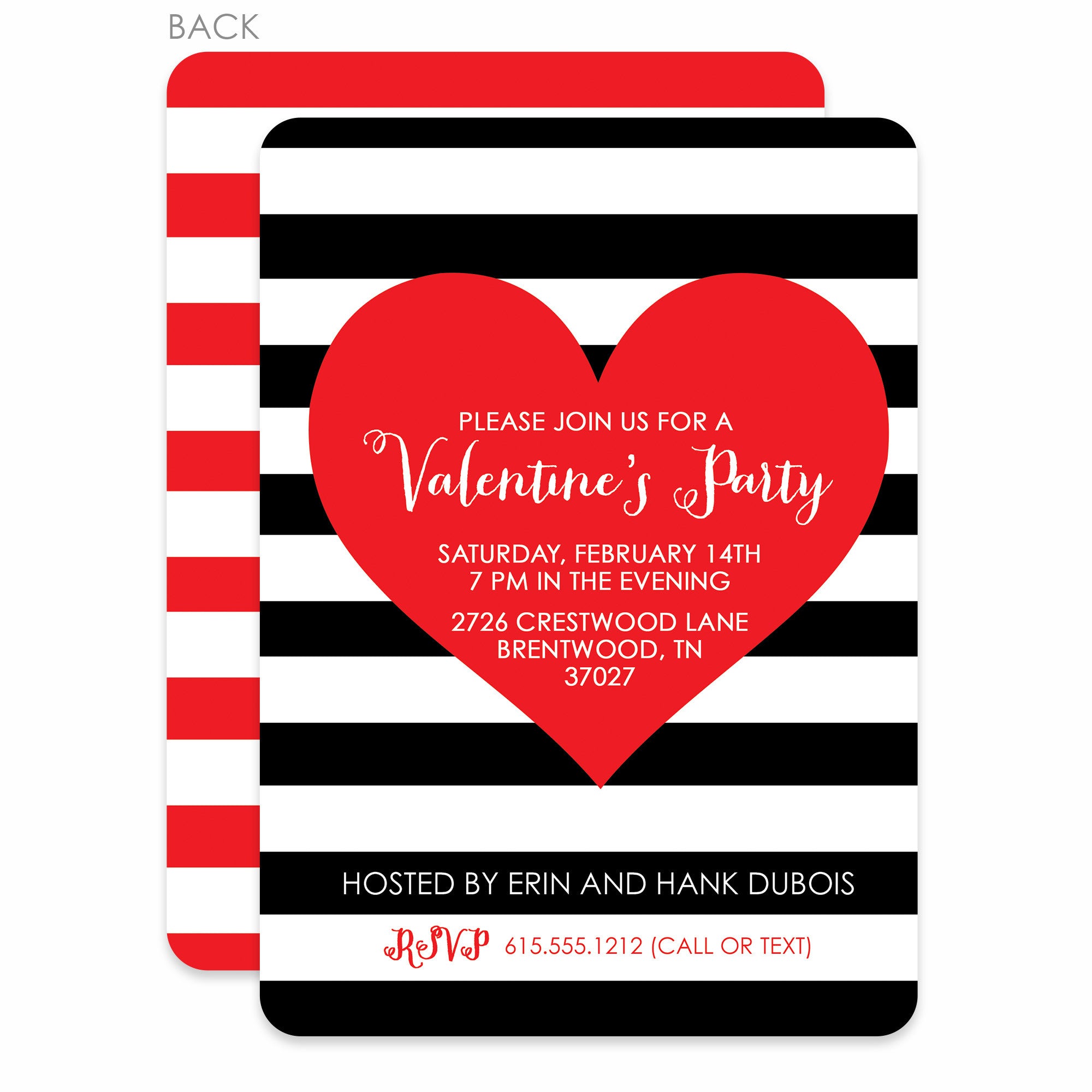 Valentine's Day Party Invitation, PIPSY.COM