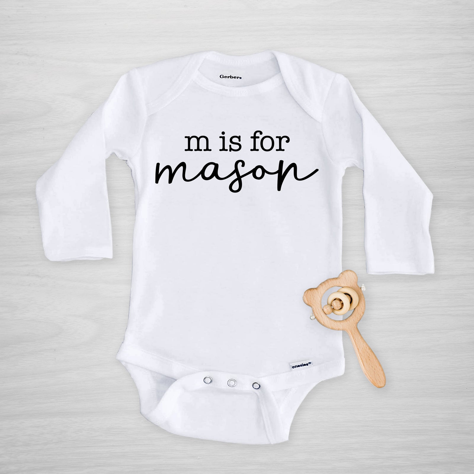 Alphabet name onesie®