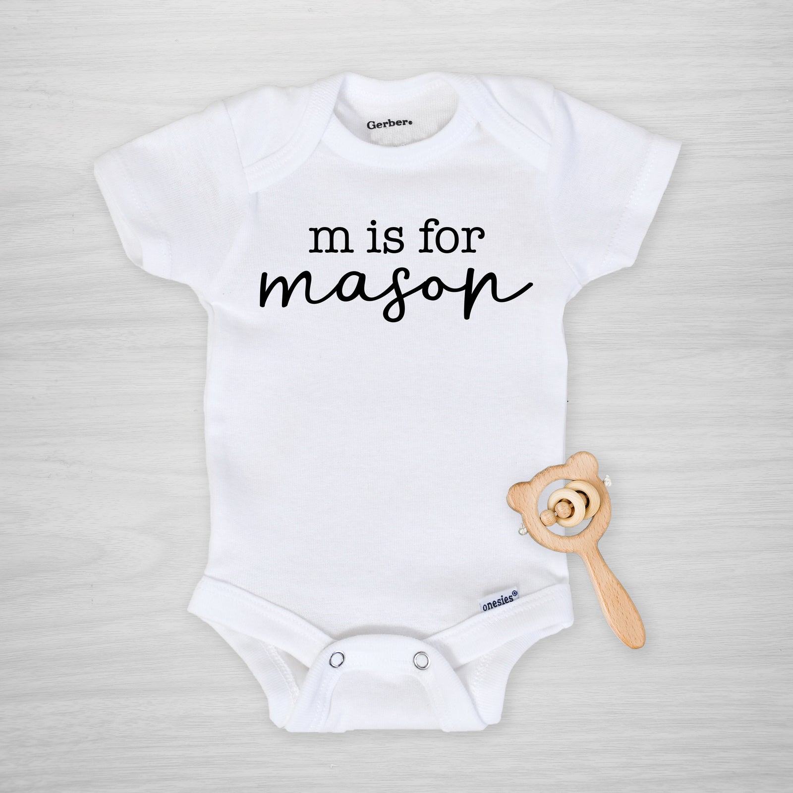 Alphabet name onesie®