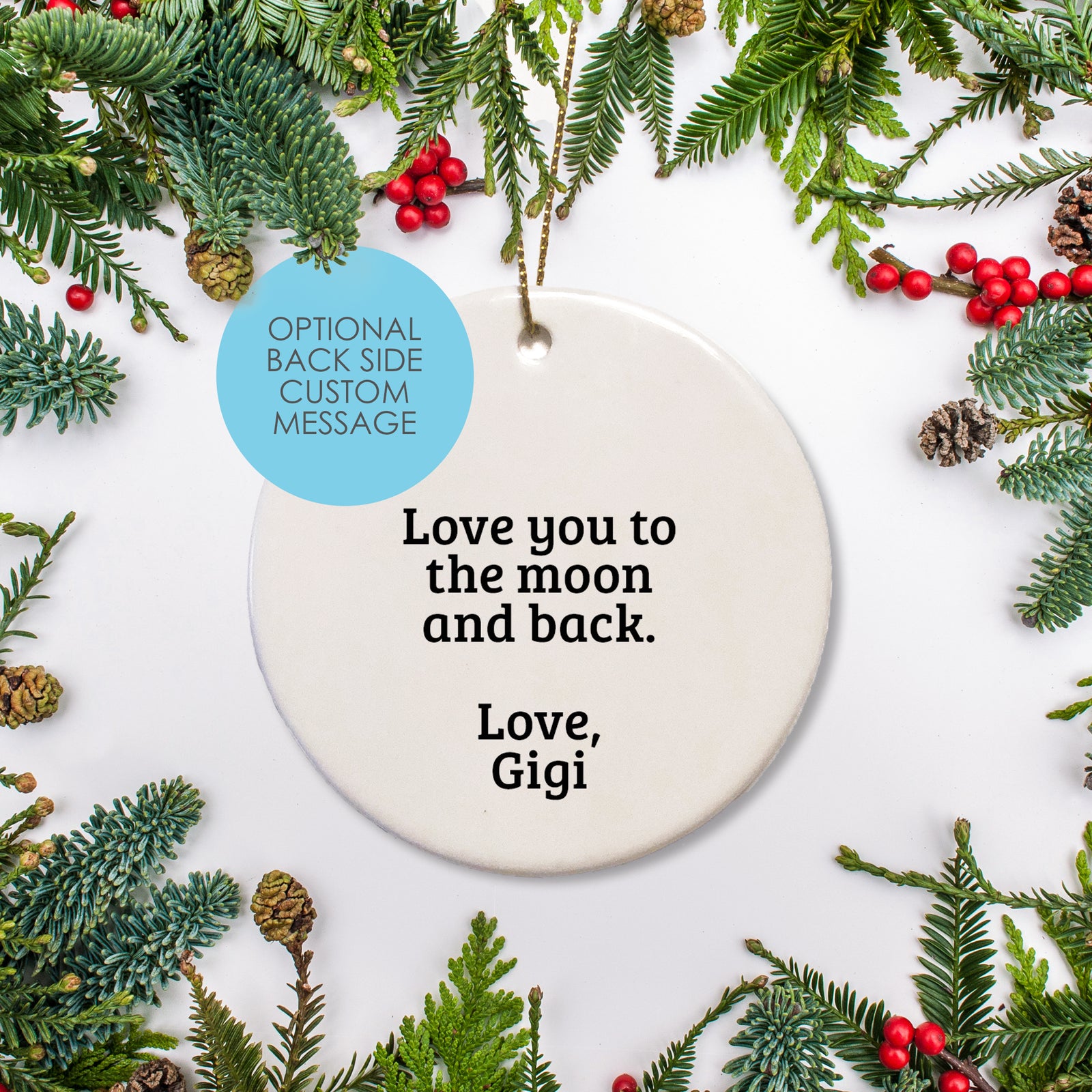 Astronaut in Space Personalized Christmas Ornament | Pipsy.com