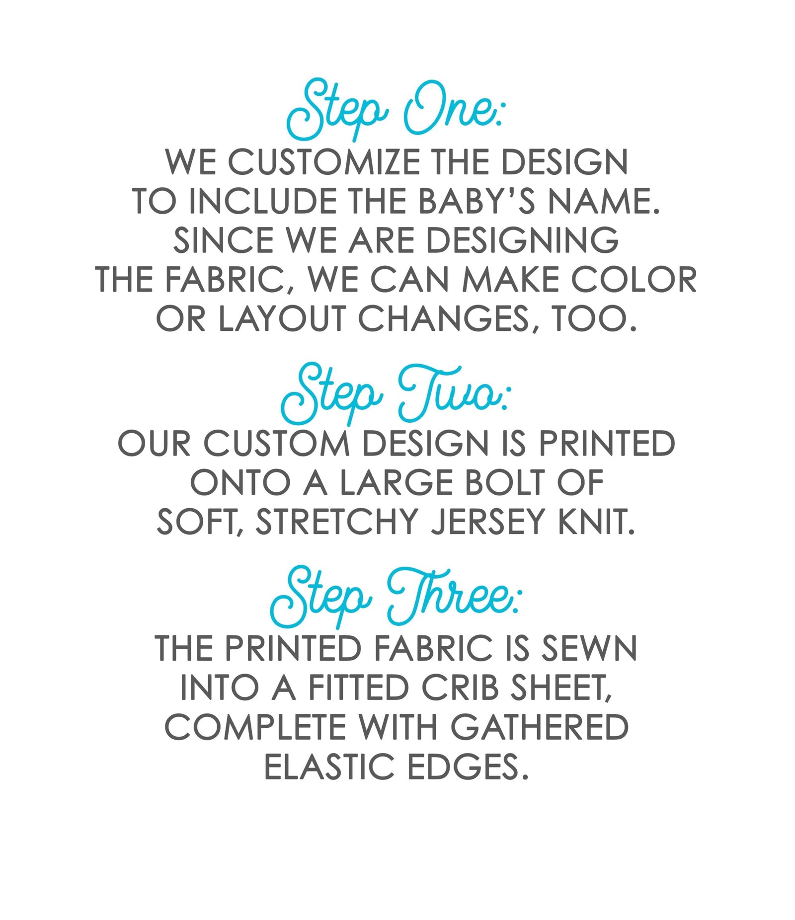 Striped Personalized Baby Crib Sheet
