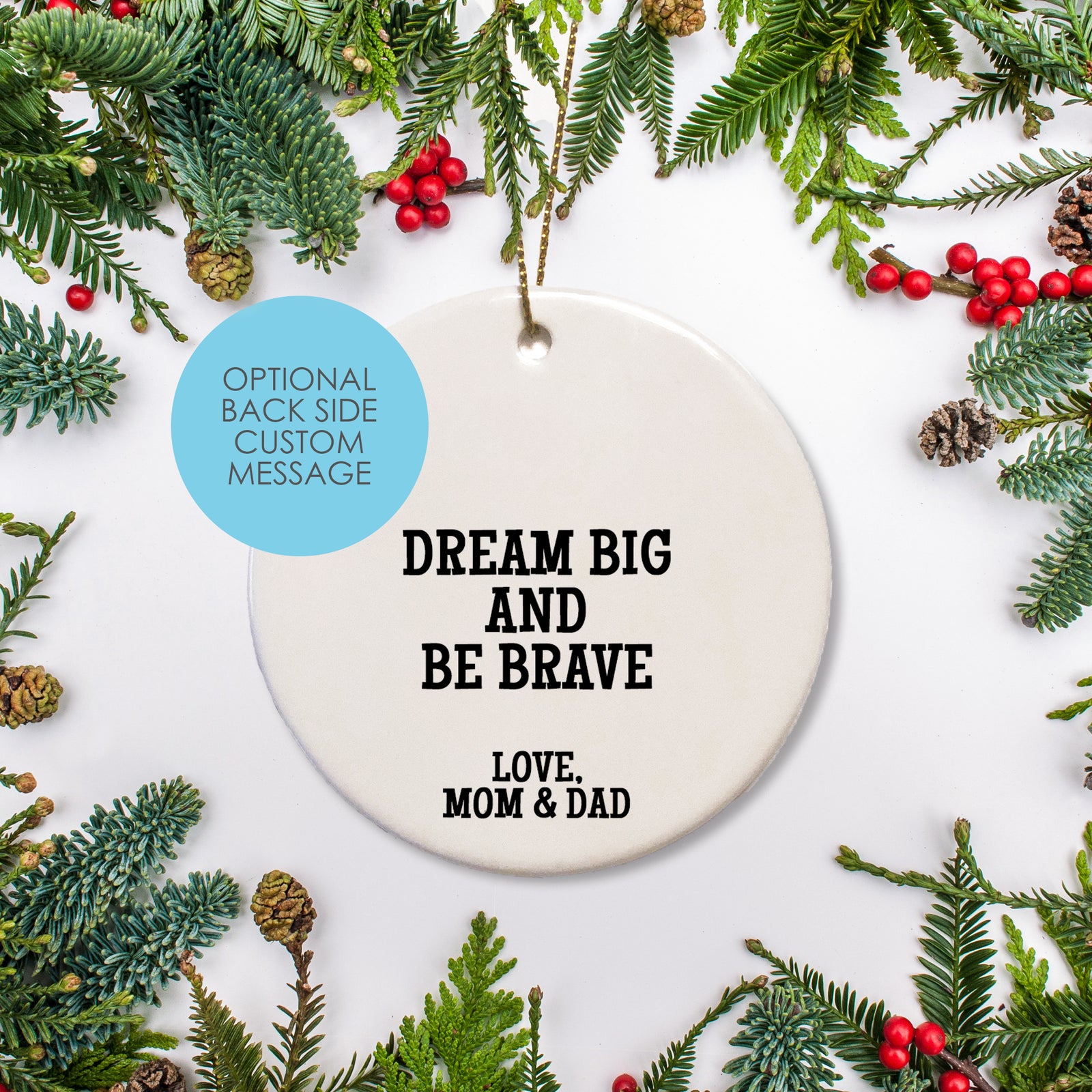 Personalized christmas ornament | Wooly Mammoth Dinosaur Christmas Ornament | Pipsy.com