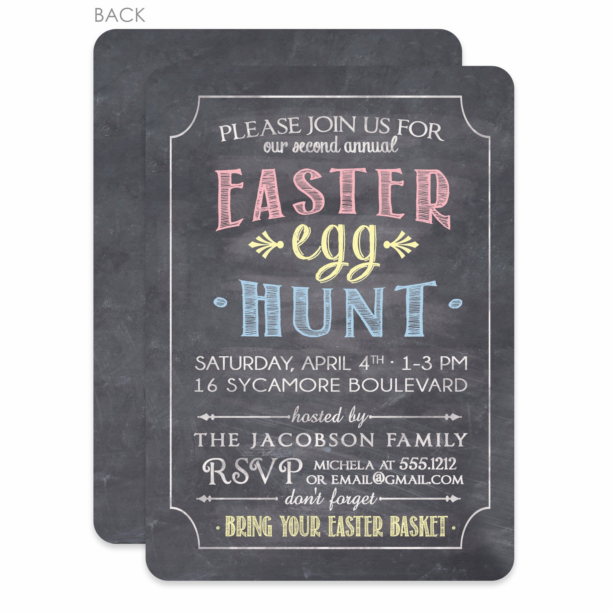 Easter Egg Hunt Invitation, PIPSY.COM