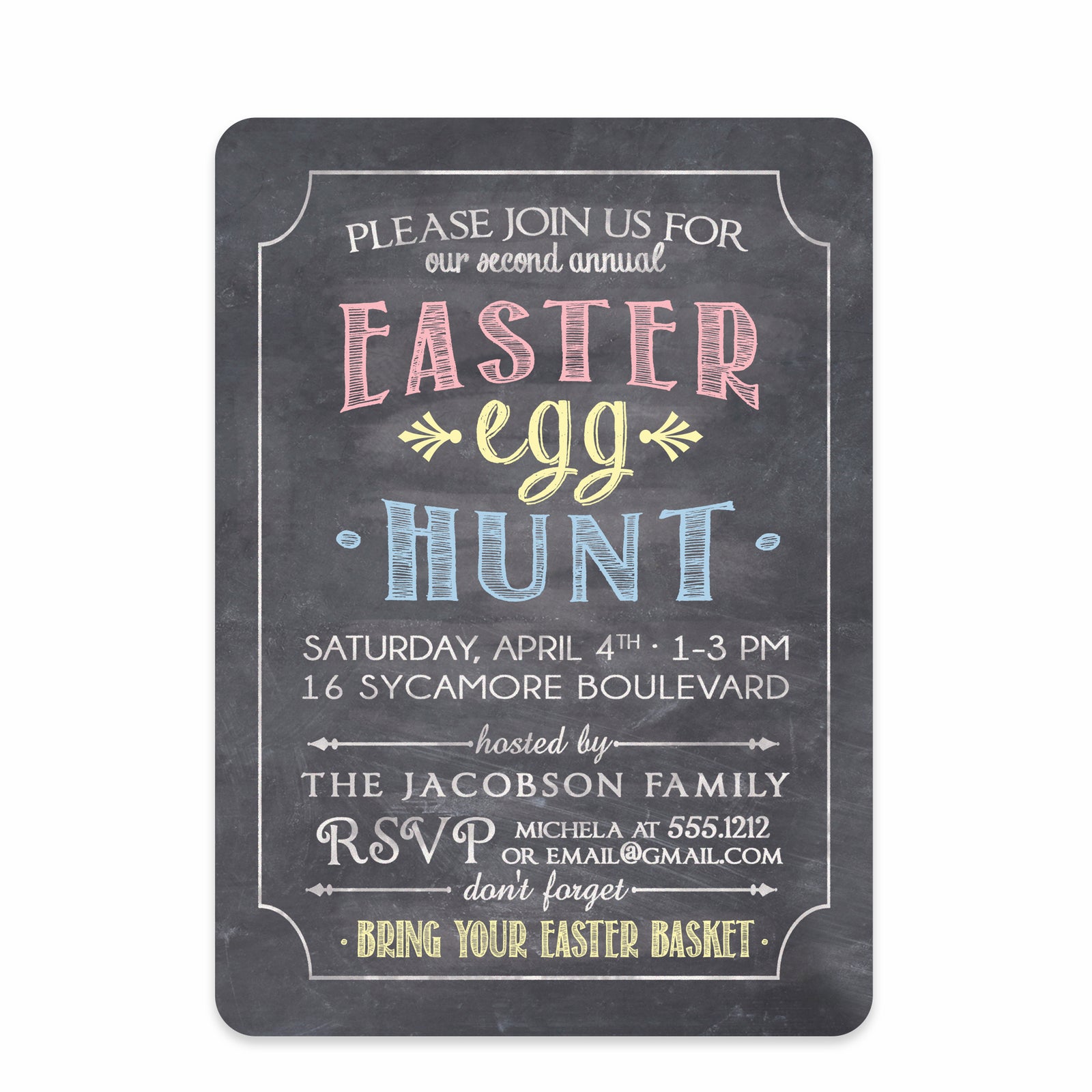Easter Egg Hunt Invitation, PIPSY.COM