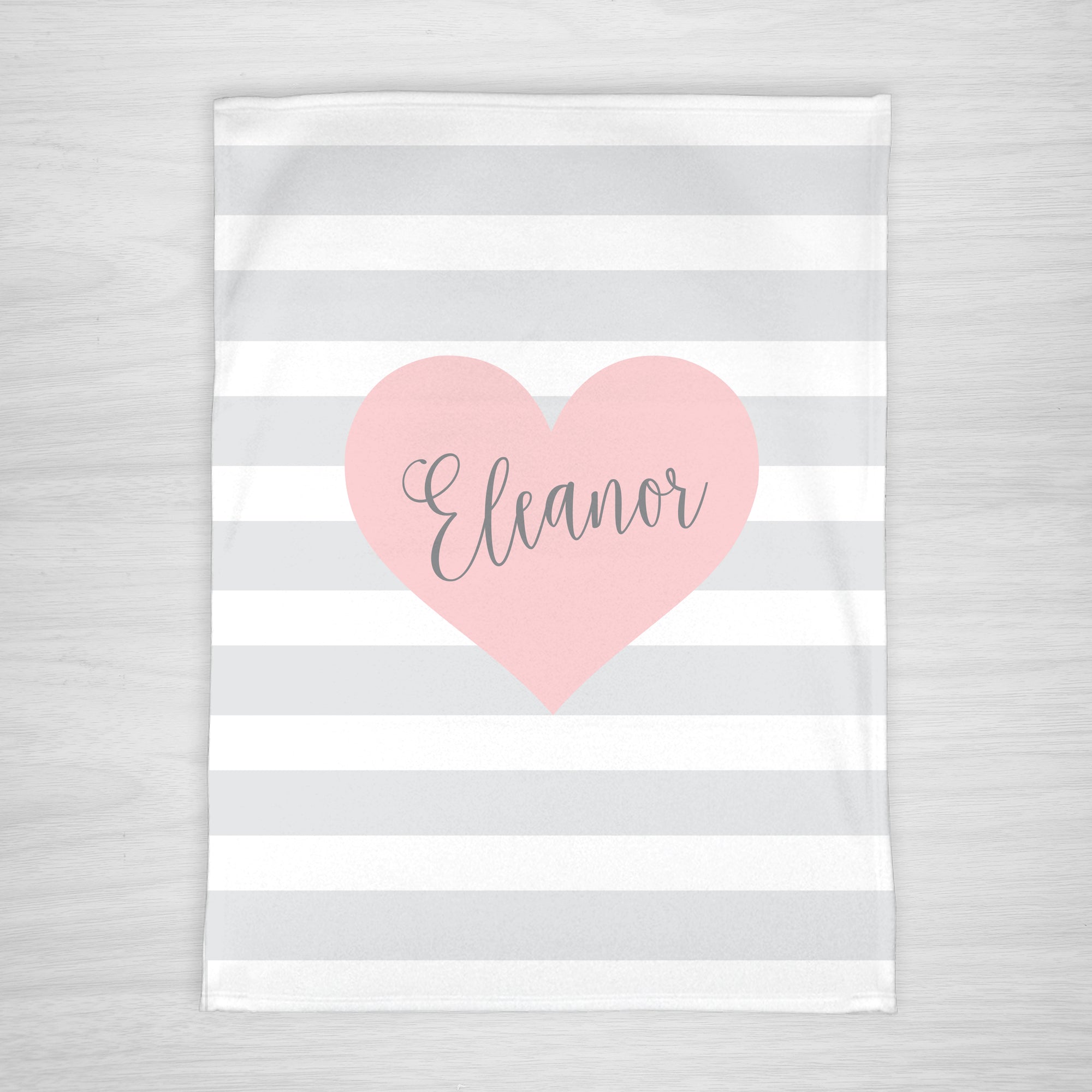 Personalized Name Blanket with simple heart | Pipsy.com